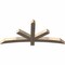 Ekena Millwork Alberta Smooth Timber Gable Bracket, Douglas Fir, 60"W x 27"H x 3 1/2"D x 3 1/2"F, 11/12 Pitch GBW060X27X0404ALB00SDF - alternate 2